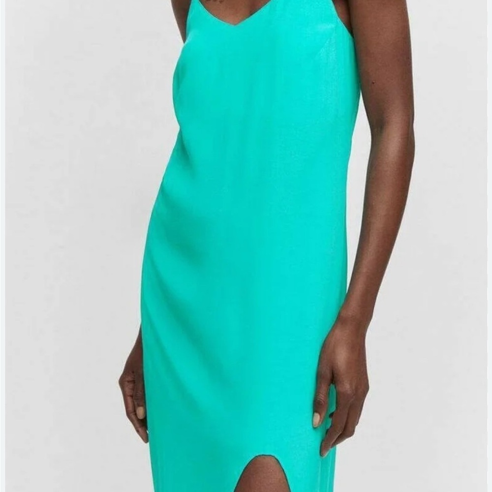 Wilfred Aritzia Vibrant Green Dress